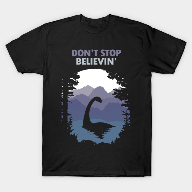 Don't Stop Believin' T-Shirt by KewaleeTee